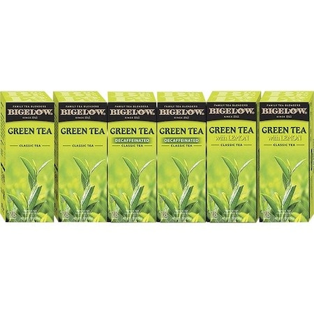Bigelow Tea Co GREEN TEAS, GREEN TEA/GREEN TEA W/ LEMON, 6PK BTC10578